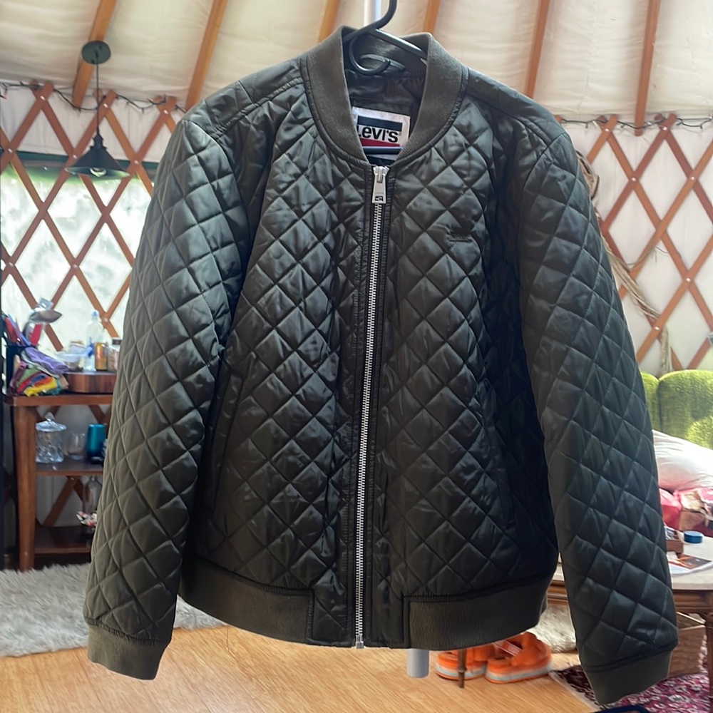 Levi’s Diamond quilted bomber jacket